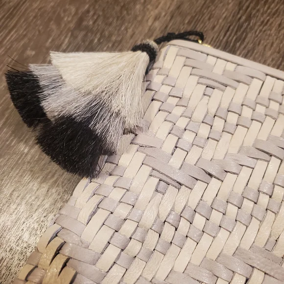 NWT Kempton & Co. Tresco Medium Pouch - Smoke & Chalk - Picture 9 of 12